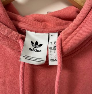 Sudadera Adidas con Capucha Rosa