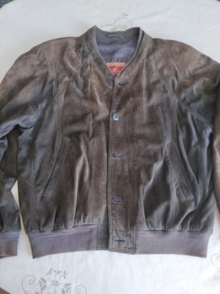 Chaqueta bomber piel hombre talla 54