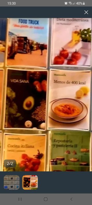 Lote 12 Libros Cocina Thermomix