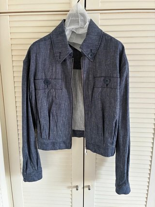 Bomber Emporio Armani Azul Mujer