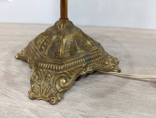 LÁMPARA VINTAGE LAGRIMAS DE CRISTAL