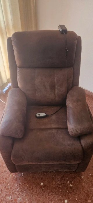 Sillón Eléctrico Reclinable Marrón