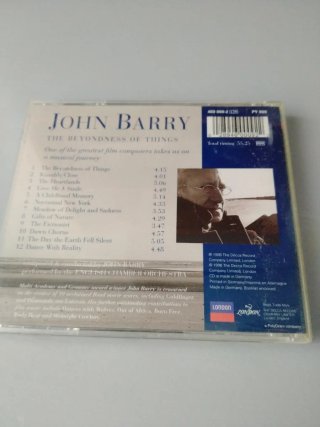 CD JHON BARRY - The Beyondness of Things