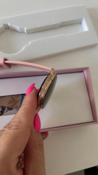 Smart Whatch Oro y Rosa con 2 Correas
