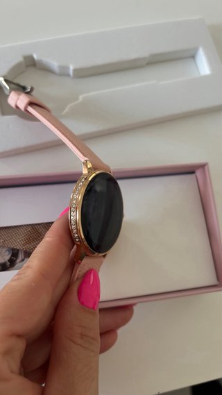 Smart Whatch Oro y Rosa con 2 Correas
