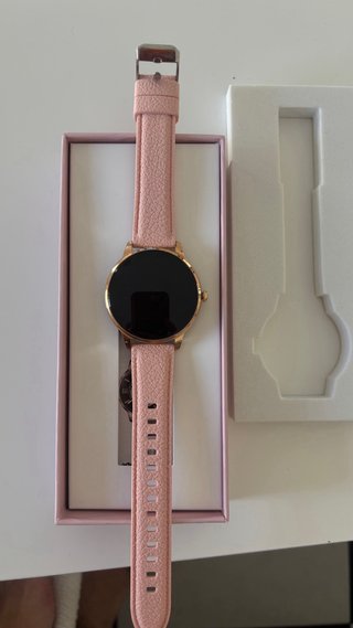 Smart Whatch Oro y Rosa con 2 Correas