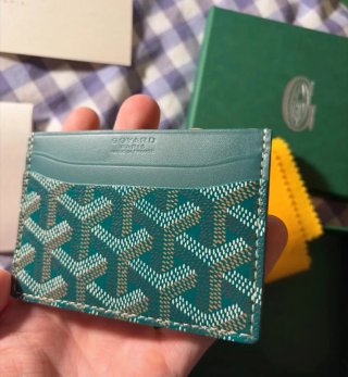 Cartera Goyard Verde y Teal