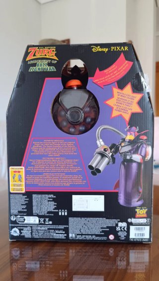Figura Zurg Evil Emperor parlante sin abrir