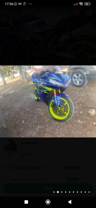 Yamaha R1 2006 Azul y Amarillo