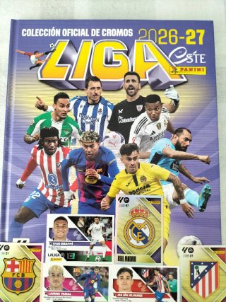 INTERCAMBIO CROMOS DE FÚTBOL LIGA 26-27. DE PANINI