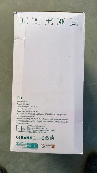 Humidificador Aroeve Ultrasónico Negro