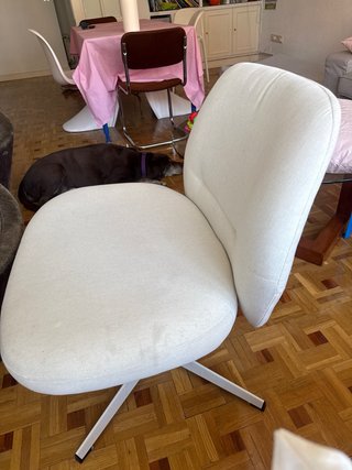 Sillón silla de escritorio blanco