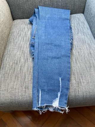 Pantalón pitillo Queen Hearts mujer azul
