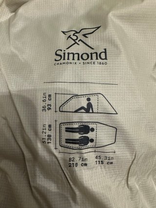 Tienda de campaña Simond 2 personas