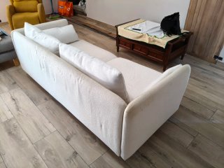 Sofá de 3 plazas beige