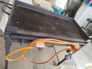 Plancha de gas profesional