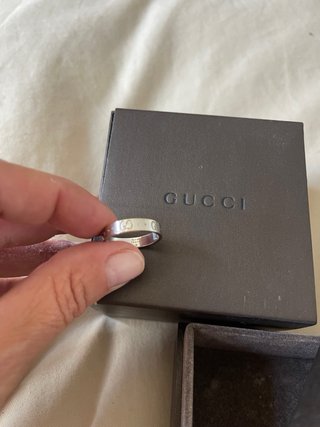 Anillo Gucci Icon Oro Blanco 18 kilates