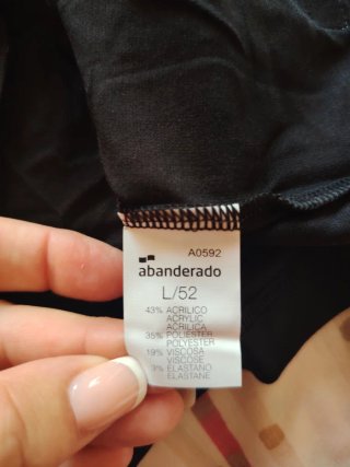 Camiseta Térmica Abanderado Manga Larga Negra L