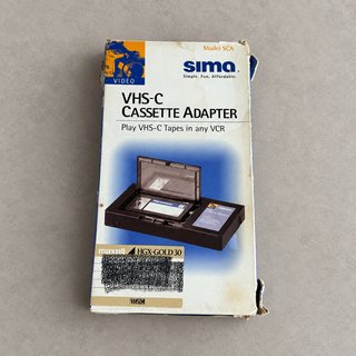 Adaptador Sima VHS-C SCA