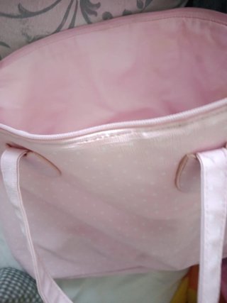 Bolso Pasito a Pasito bebé rosa lunares