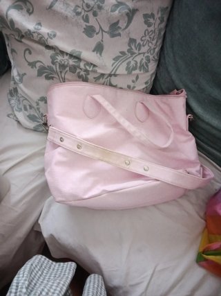 Bolso Pasito a Pasito bebé rosa lunares