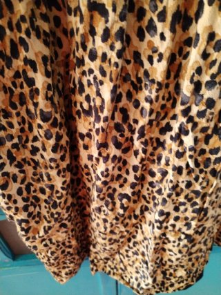 Vestido Zara Animal Print Talla XS