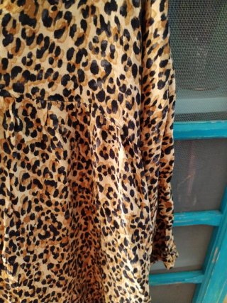 Vestido Zara Animal Print Talla XS