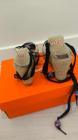 Sandalias Montepicaza Beige/Negro Talla 41