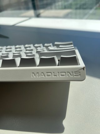 -Teclado Gaming Blanco -Switch Amarillo