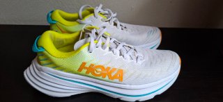 Hoka Bondi X Zapatillas Running Blancas/Amarillas
