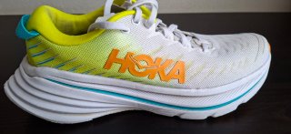 Hoka Bondi X Zapatillas Running Blancas/Amarillas