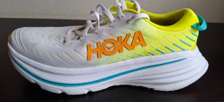 Hoka Bondi X Zapatillas Running Blancas/Amarillas