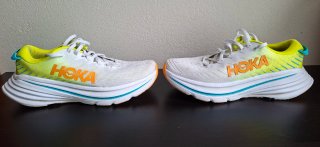 Hoka Bondi X Zapatillas Running Blancas/Amarillas