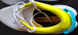 Hoka Bondi X Zapatillas Running Blancas/Amarillas