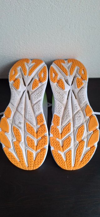 Hoka Bondi X Zapatillas Running Blancas/Amarillas