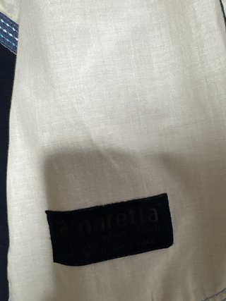 Cazadora ante azul marino, talla 52
