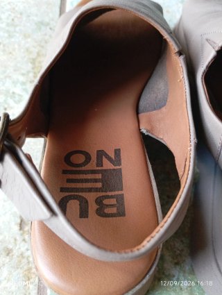 Sandali Bueno pelle moka n. 37