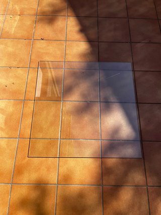 Panel de vidrio 68x68x1cm