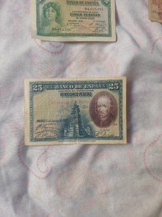 Billete 25 Pesetas Banco de España