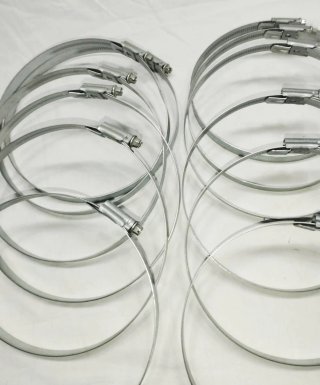 33 Abrazaderas Metálicas +Destornillador Flexible.
