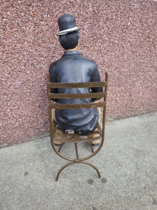 Figura cerámica Charlie Chaplin