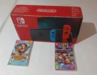 Nintendo Switch + 2 Juegos