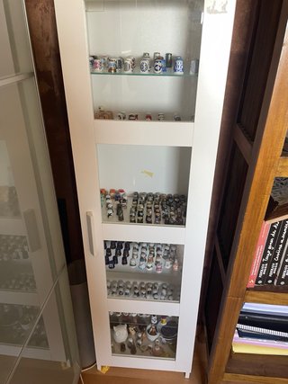 Colección dedales decorativos 250 ud. Con mueble