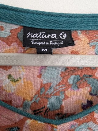 Vestido Natura Floral Long M