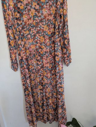 Vestido Natura Floral Long M
