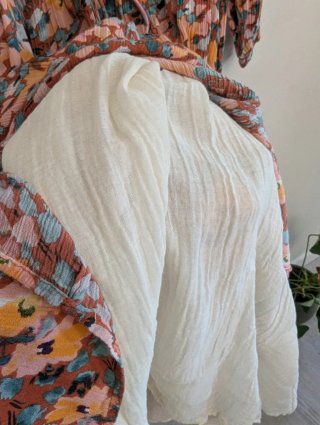 Vestido Natura Floral Long M
