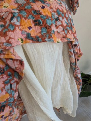 Vestido Natura Floral Long M