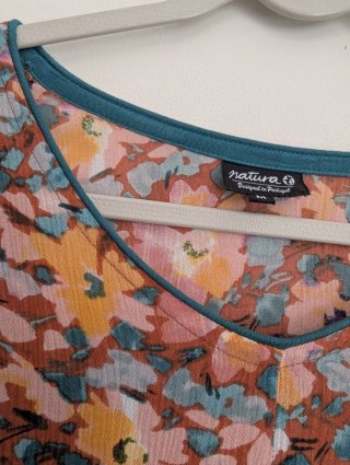 Vestido Natura Floral Long M