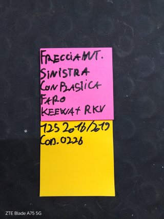 Freccia SX Anteriore Keeway RKV 125