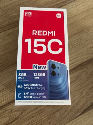 Xiamo Redmi 15 Negro. En su caja.
